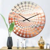 Canyon Desert Scenery Minimalism II - Landscapes Metal Wall Clock