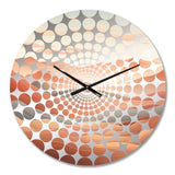 Canyon Desert Scenery Minimalism II - Landscapes Metal Wall Clock