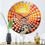 Canyon Desert Sunset Bold Landscape I - Landscapes Metal Wall Clock