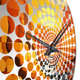 Canyon Desert Sunset Bold Landscape I - Landscapes Metal Wall Clock