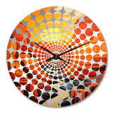 Canyon Desert Sunset Bold Landscape I - Landscapes Metal Wall Clock