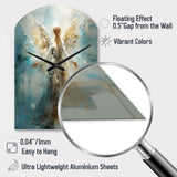 Angels Announcement Celestical Christianism I - Asymmetric Metal Wall Clock