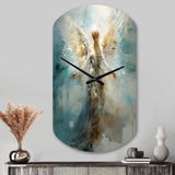 Angels Announcement Celestical Christianism I - Asymmetric Metal Wall Clock