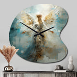 Angels Announcement Celestical Christianism I - Asymmetric Metal Wall Clock