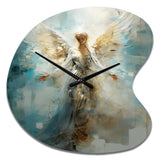 Angels Announcement Celestical Christianism I - Asymmetric Metal Wall Clock