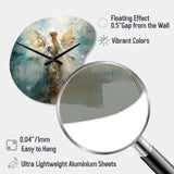 Angels Announcement Celestical Christianism I - Asymmetric Metal Wall Clock
