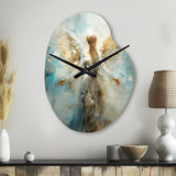 Angels Announcement Celestical Christianism I - Asymmetric Metal Wall Clock