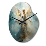 Angels Announcement Celestical Christianism I - Asymmetric Metal Wall Clock