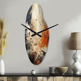 Minimalism Christianity Cross Dream - Asymmetric Metal Wall Clock
