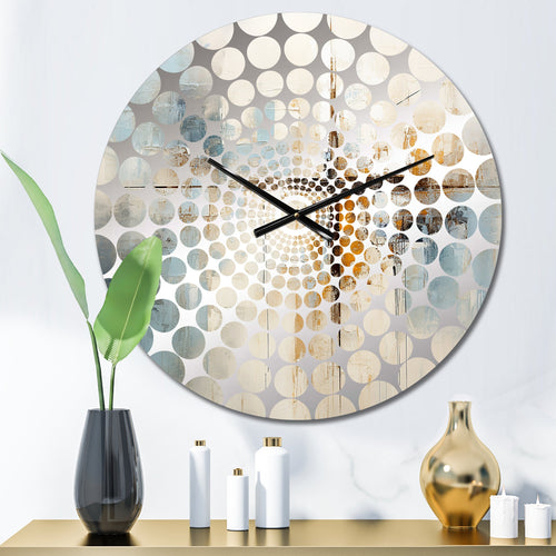 Minimalism Christianity Cross Dream I - Spiritual Metal Wall Clock