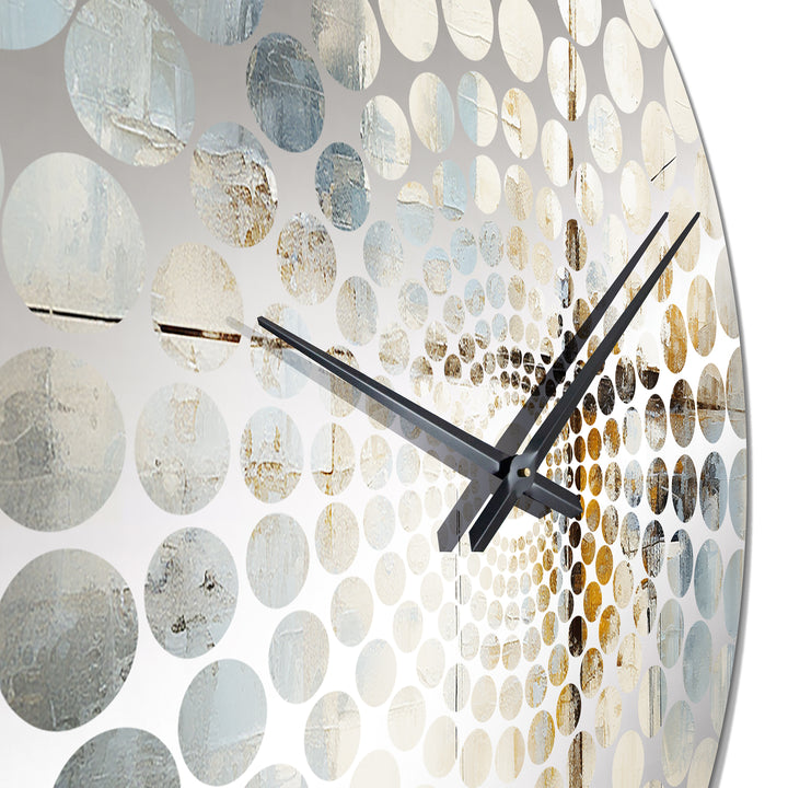 Minimalism Christianity Cross Dream I - Spiritual Metal Wall Clock