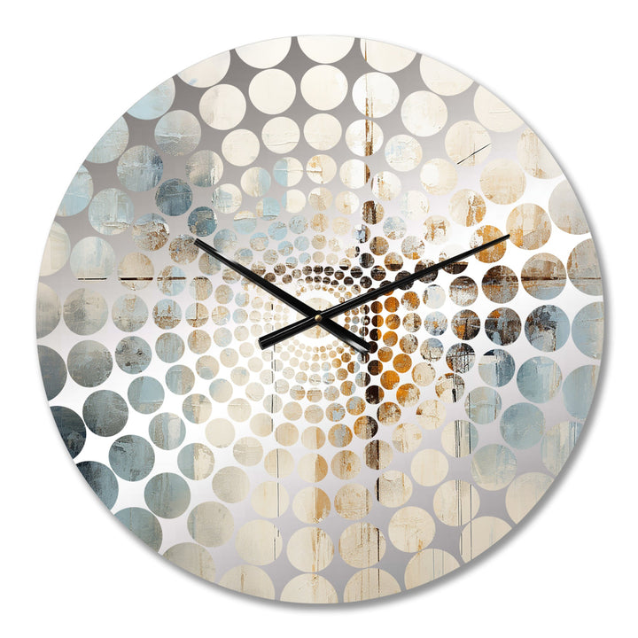 Minimalism Christianity Cross Dream I - Spiritual Metal Wall Clock