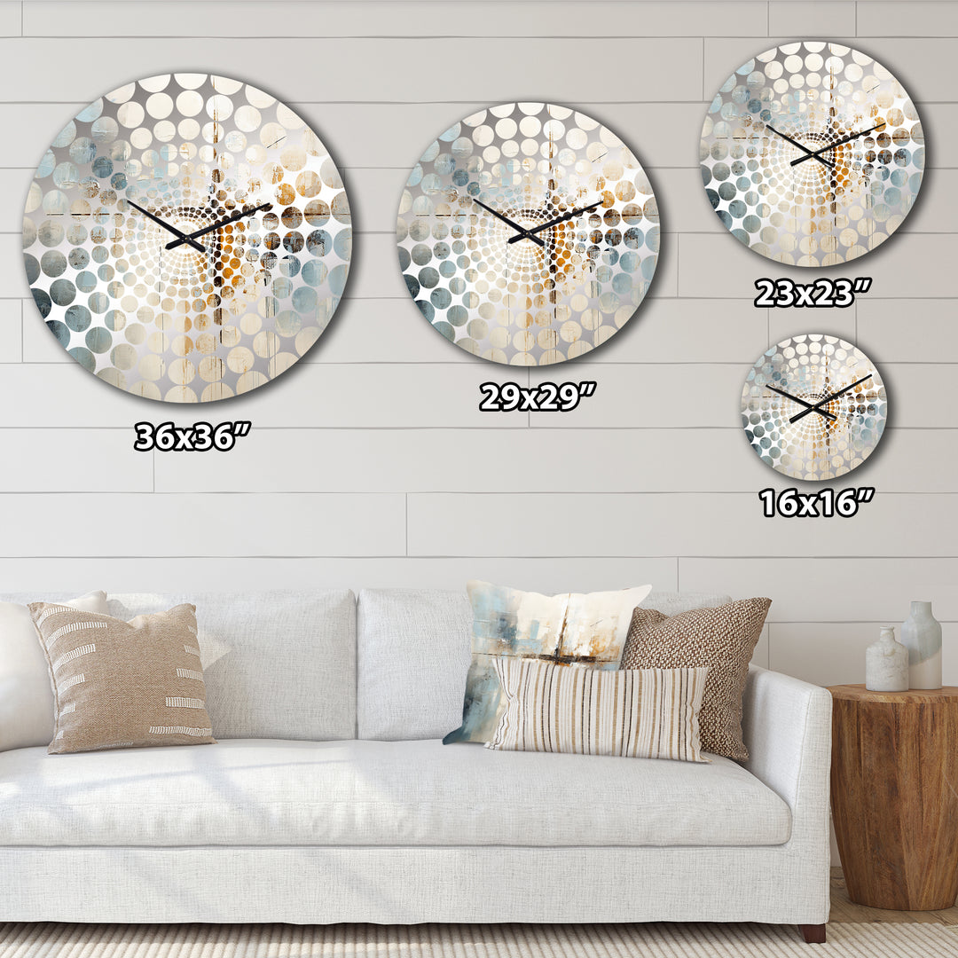 Minimalism Christianity Cross Dream I - Spiritual Metal Wall Clock