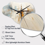 Minimalism Christianity Cross Dream I - Asymmetric Metal Wall Clock