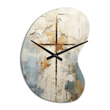 Beige Christianity Cross Of Jessus II - Asymmetric Metal Wall Clock