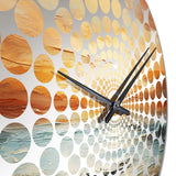 Bold Beach Sunset Scenery IV - Coastal Metal Wall Clock