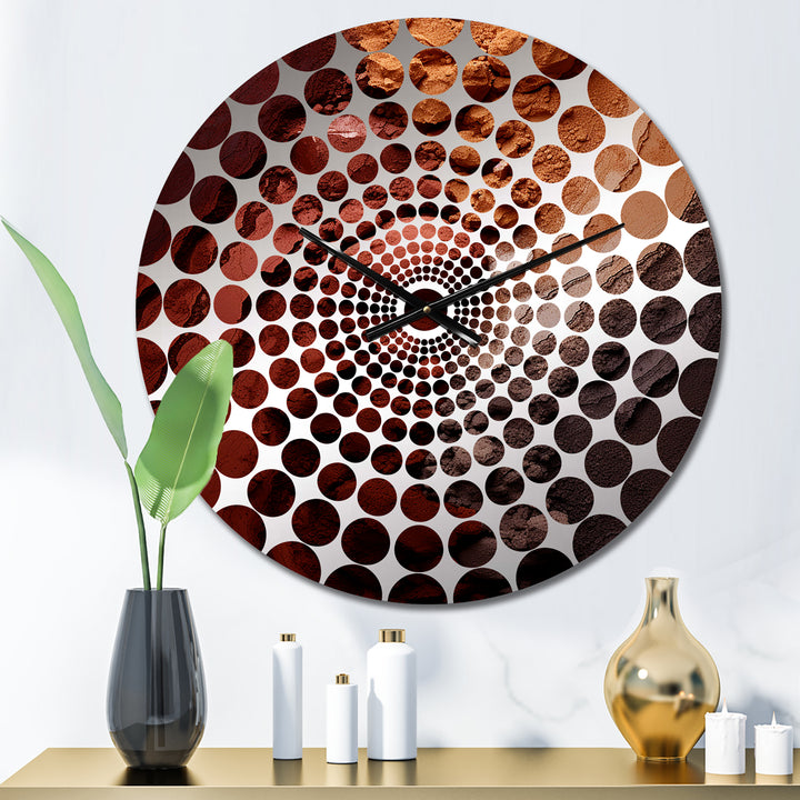 Coffee Mocha Mesa - Food &amp; Beverage Metal Wall Clock
