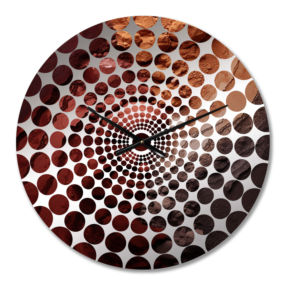 Coffee Mocha Mesa - Food &amp; Beverage Metal Wall Clock