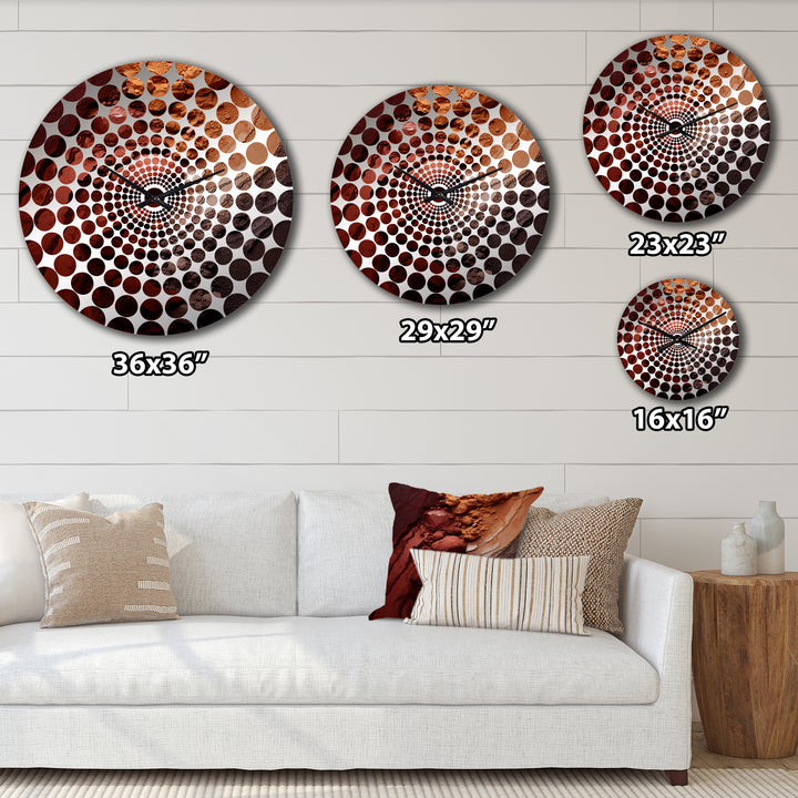 Coffee Mocha Mesa - Food &amp; Beverage Metal Wall Clock