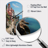 Cuba Cienfuegos Pearl Of The South - Asymmetric Metal Wall Clock