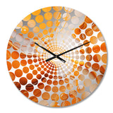 Caramel Custard Liquid Desser - Food & Beverage Metal Wall Clock