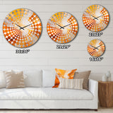Caramel Custard Liquid Desser - Food & Beverage Metal Wall Clock