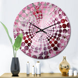 Raspberry Ripple Popart Icecream - Food & Beverage Metal Wall Clock