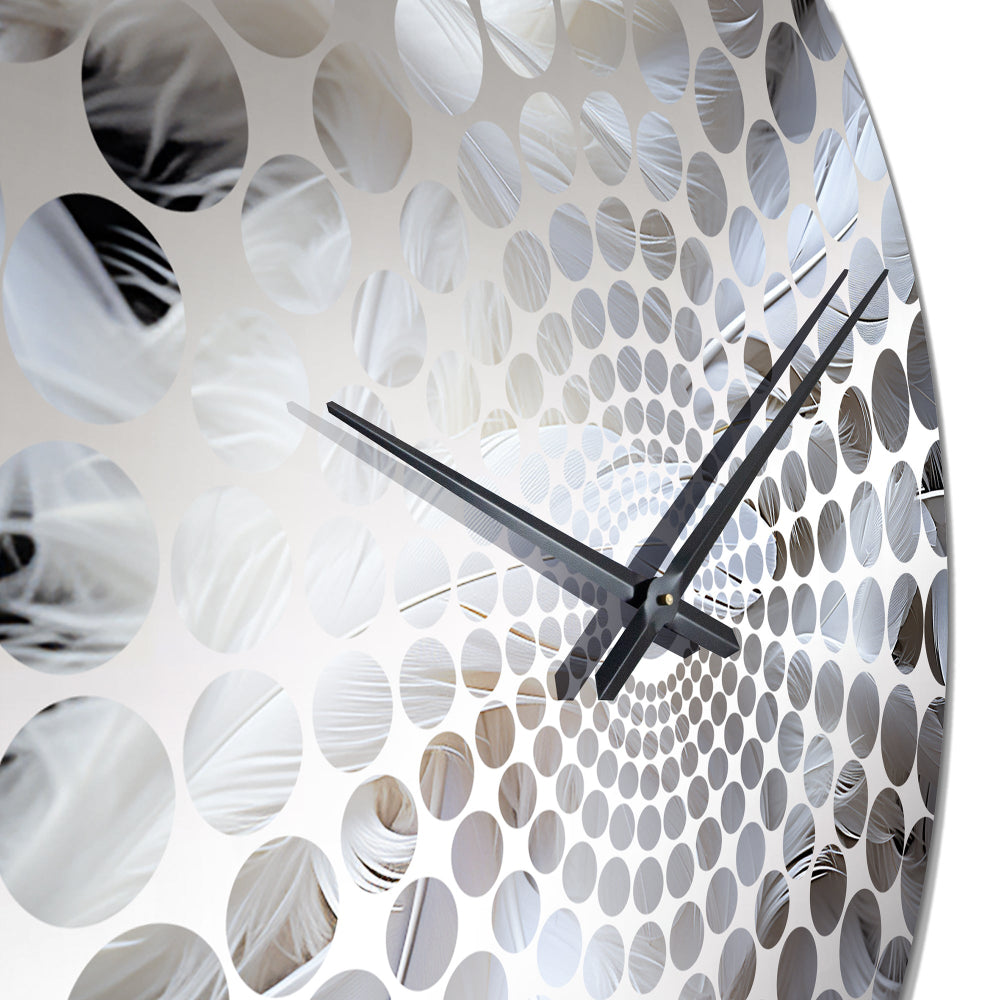 Light As A Feather I - Animals Metal Wall Clock