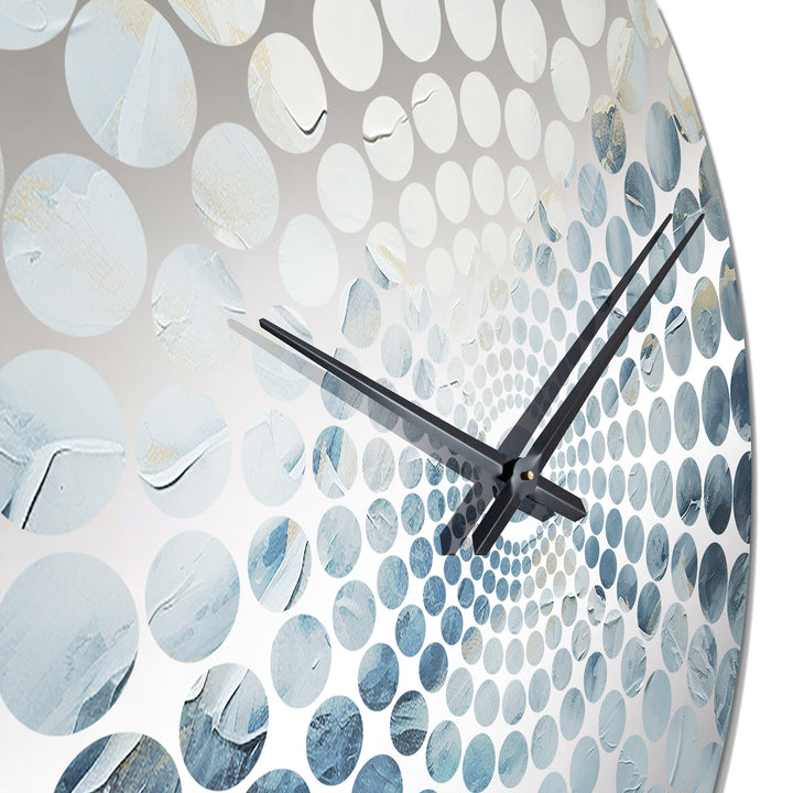 Minimalism Storn In Alaska Mountain - Landscapes Metal Wall Clock