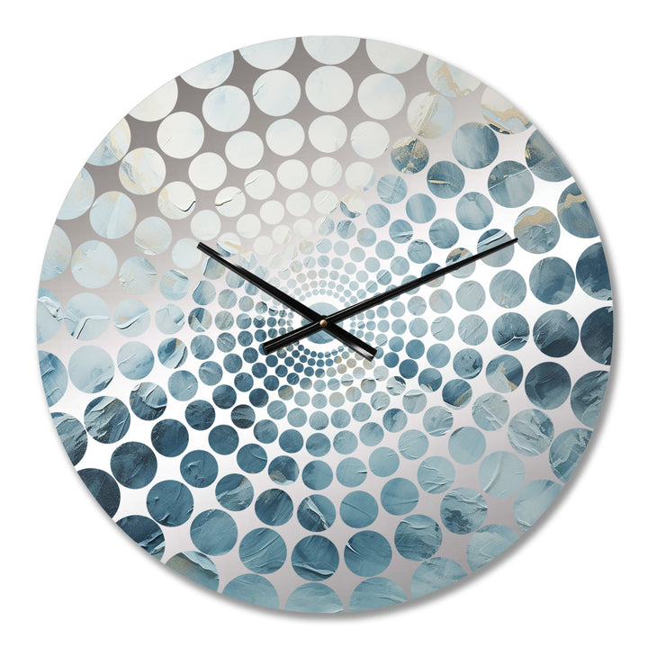 Minimalism Storn In Alaska Mountain - Landscapes Metal Wall Clock