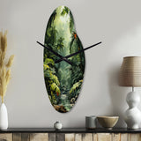 Sounds Of The Jungle - Asymmetric Metal Wall Clock
