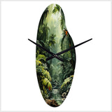 Sounds Of The Jungle - Asymmetric Metal Wall Clock