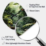 Sounds Of The Jungle - Asymmetric Metal Wall Clock
