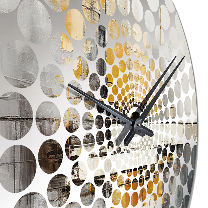 Lakehouse Foilage Solitude - Landscapes Metal Wall Clock