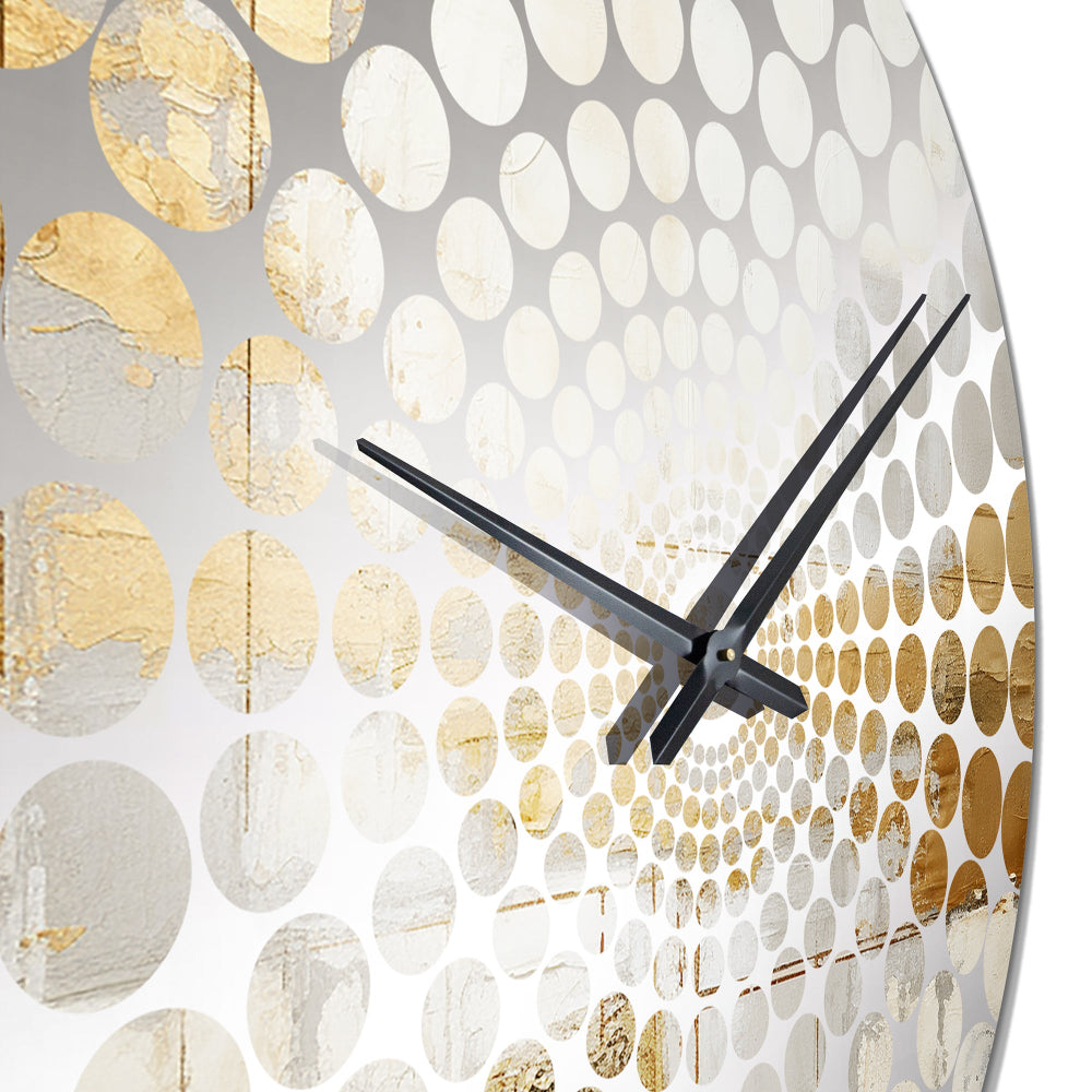 Lakehouse Foilage Solitude II - Landscapes Metal Wall Clock