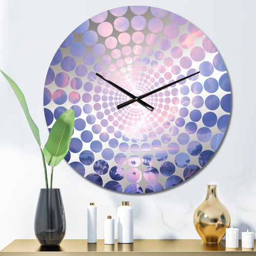 Kawaii Lightning Landscape - Landscapes Metal Wall Clock