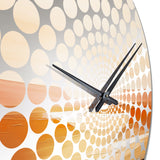 Brown Minimalism Canyon Calm - Landscapes Metal Wall Clock