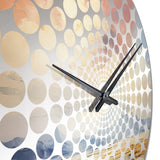Pastel Plains Of Tranquility - Abstract Metal Wall Clock