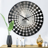 Music Cymbals Resonance Metallic Silver - Music Metal Wall Clock