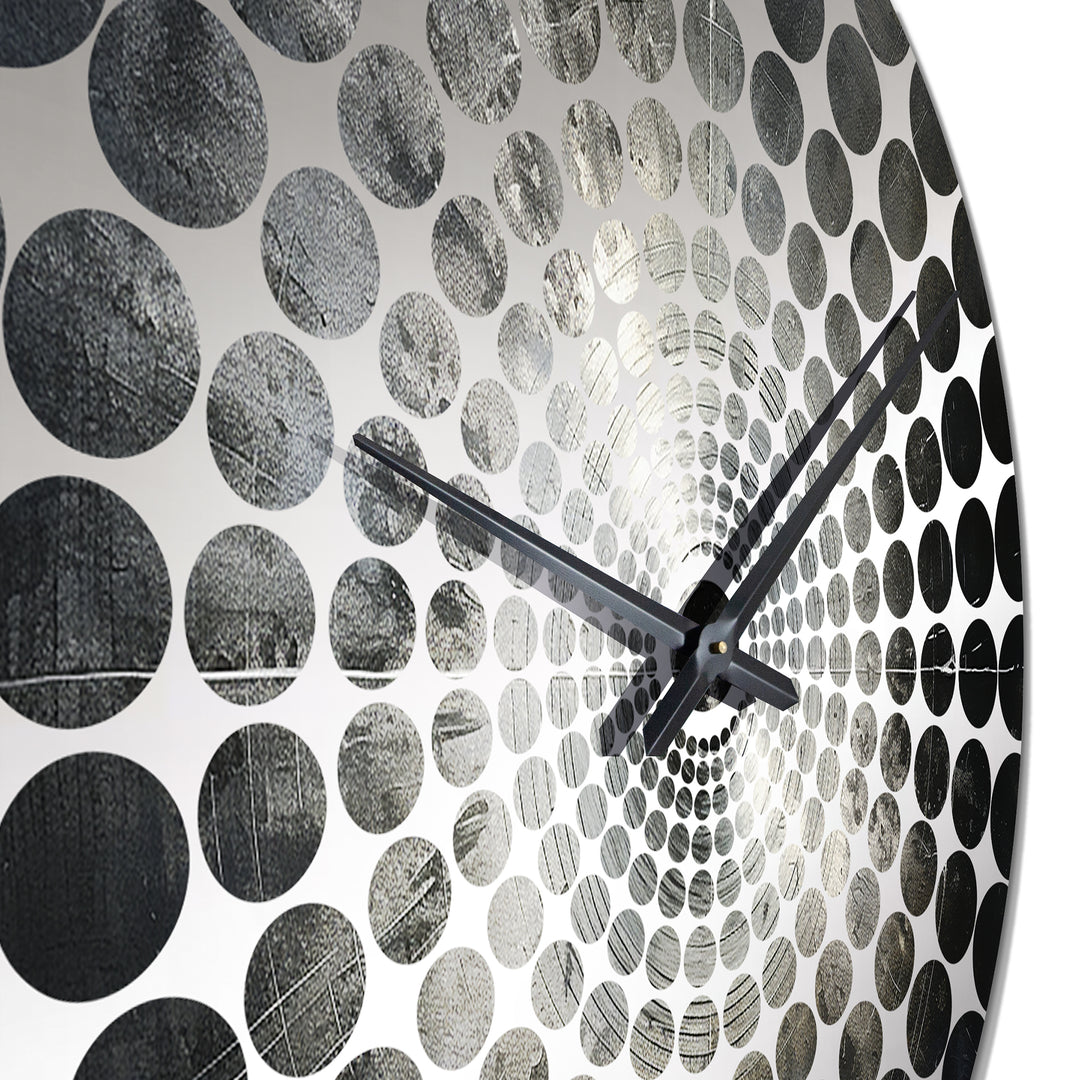 Music Cymbals Resonance Metallic Silver - Music Metal Wall Clock