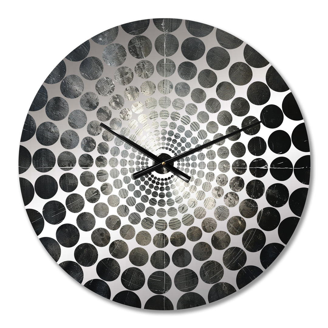 Music Cymbals Resonance Metallic Silver - Music Metal Wall Clock