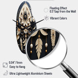 Native American Dream Catcher I - Asymmetric Metal Wall Clock