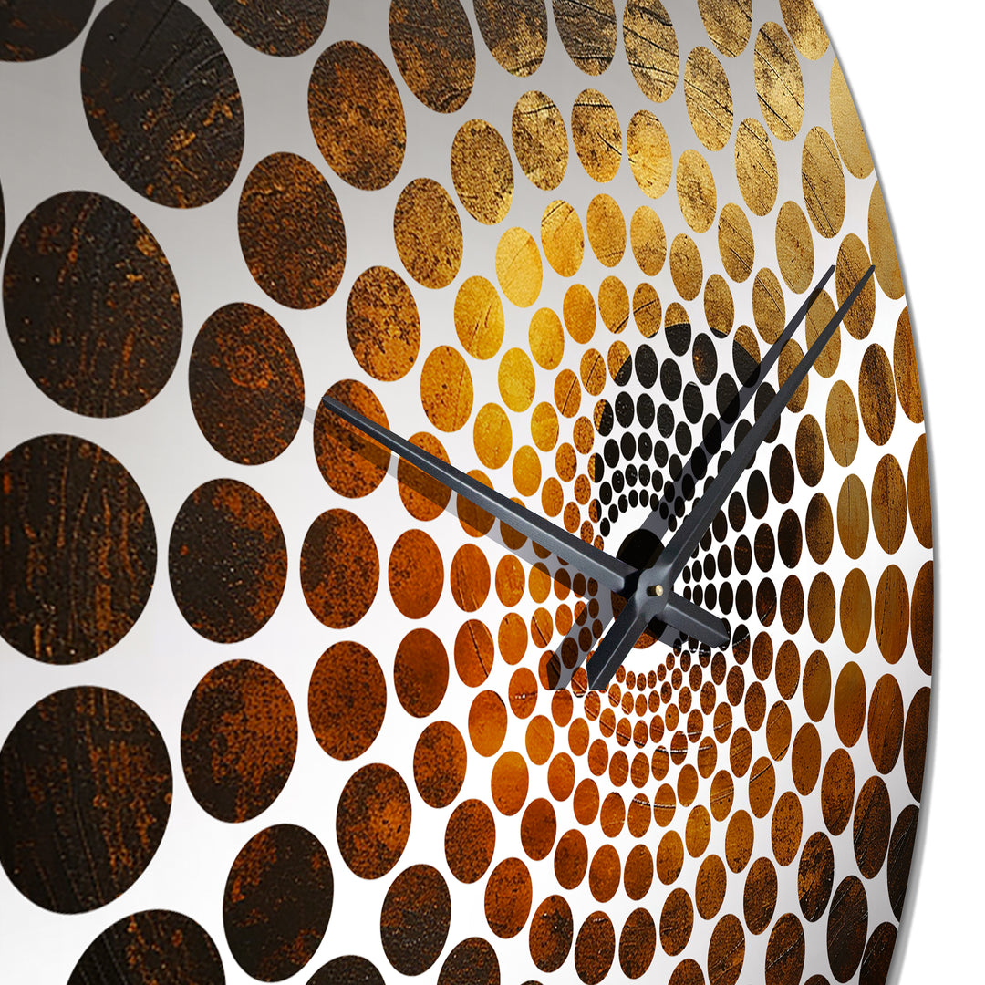 Bronze Blackhole Solar System I - Fantasy Metal Wall Clock