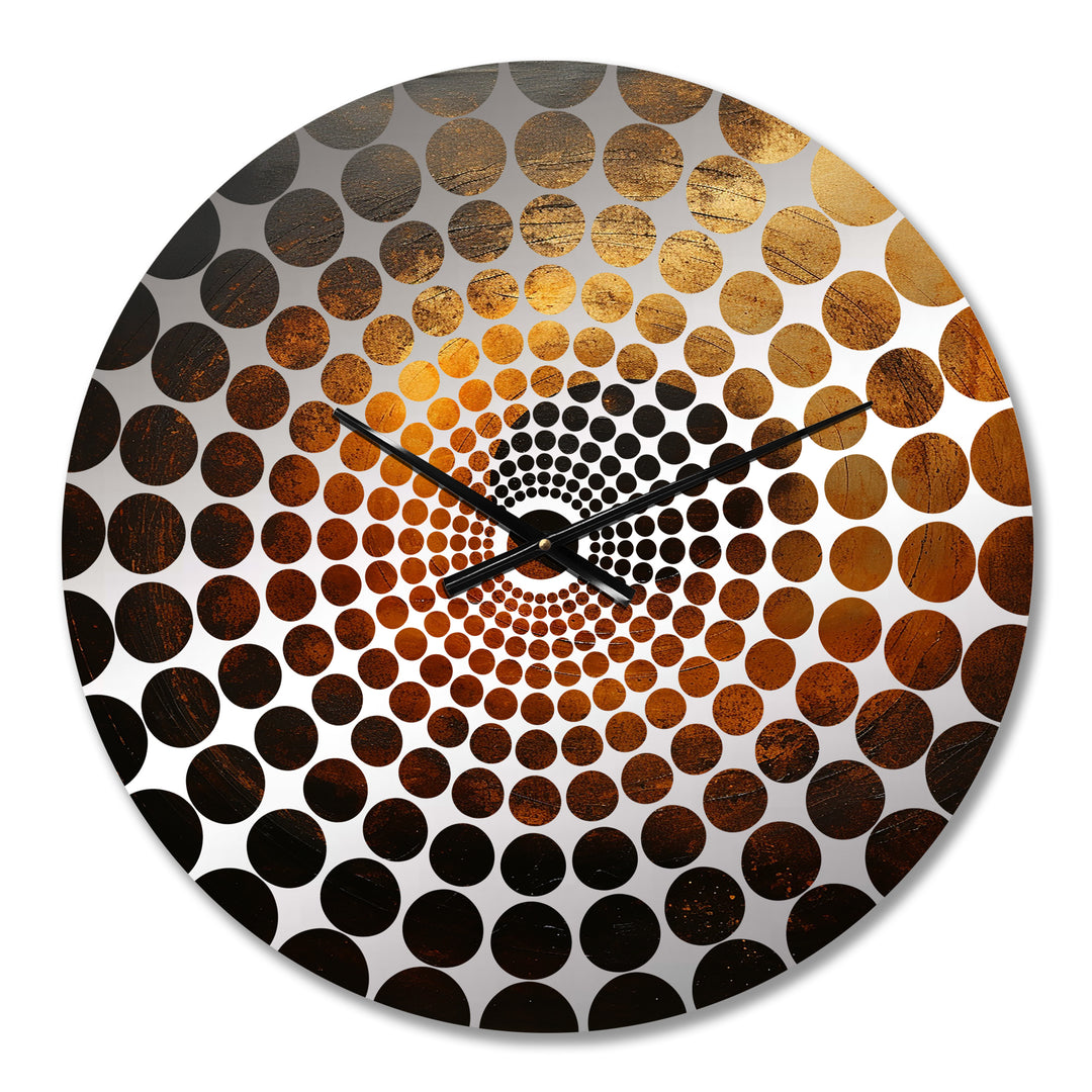 Bronze Blackhole Solar System I - Fantasy Metal Wall Clock