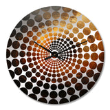 Bronze Blackhole Solar System I - Fantasy Metal Wall Clock