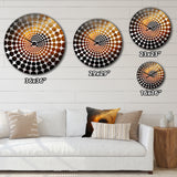 Bronze Blackhole Solar System I - Fantasy Metal Wall Clock