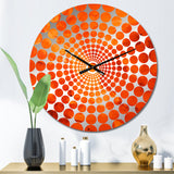 Sizzling Popcorn Symphony I - Food & Beverage Metal Wall Clock