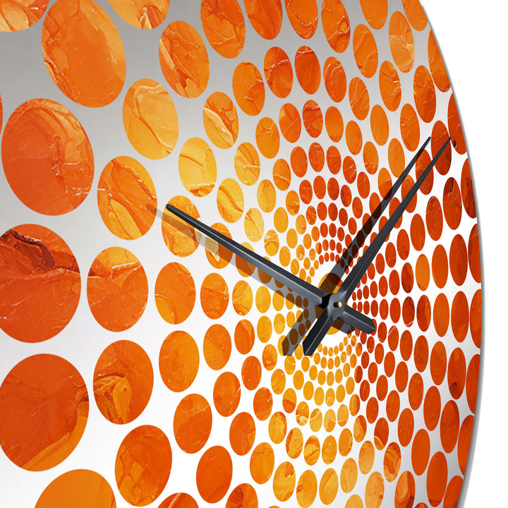 Sizzling Popcorn Symphony I - Food &amp; Beverage Metal Wall Clock