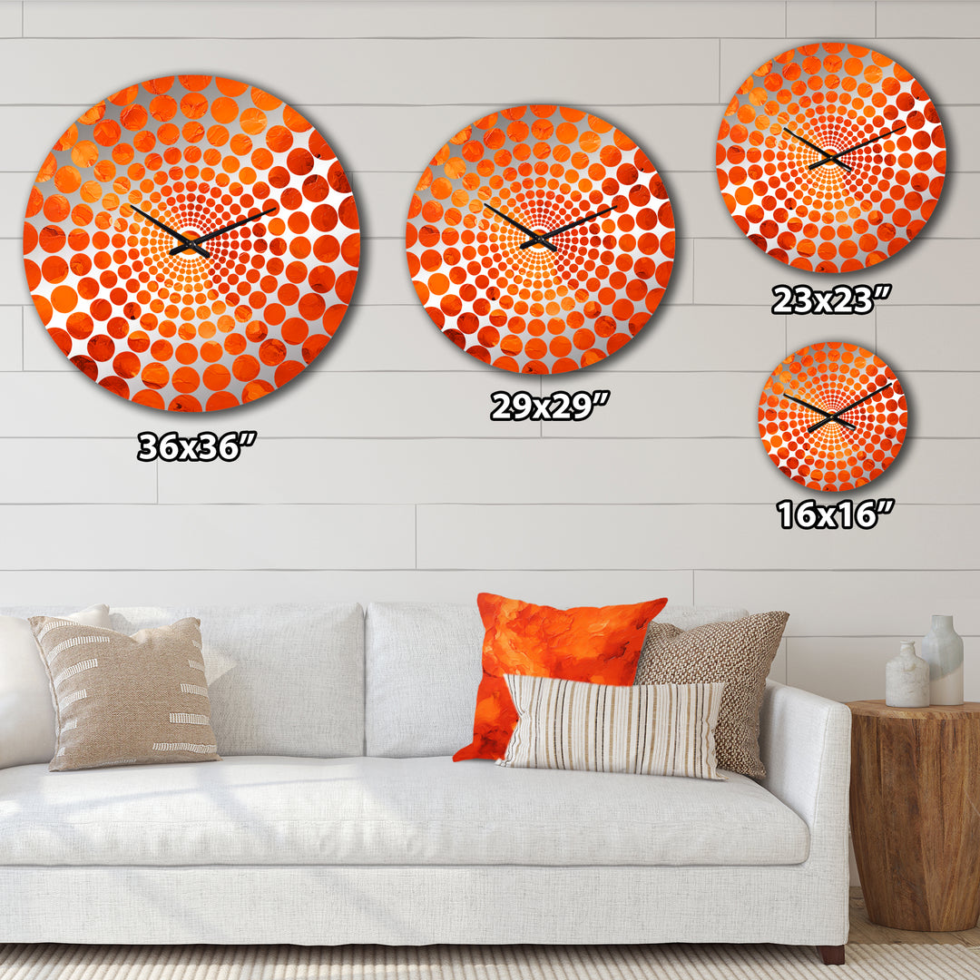 Sizzling Popcorn Symphony I - Food &amp; Beverage Metal Wall Clock