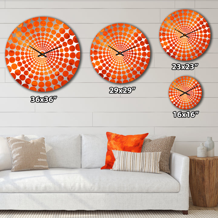 Sizzling Popcorn Symphony I - Food &amp; Beverage Metal Wall Clock